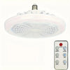 Ceiling Fan With Light, 3 Speed LED Dimming 3 Colors 8 Invisible Bladeless Flush Mount Fan Light
