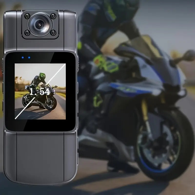 1080p HD Mini DV Camera with Display Screen, Live Preview,USB Charging.