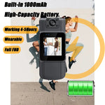 1080p HD Mini DV Camera with Display Screen, Live Preview,USB Charging.