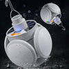 Football Foldable Solar Light, Emergency Home Camping Night Lights, Portable USB Rechargeable LED Search Light,4 sided light